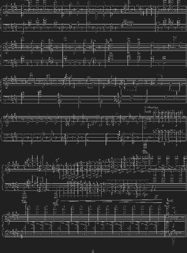 华沙协奏曲-克莱德曼 - 曲谱 简谱 歌谱 琴谱 总谱 音乐教程