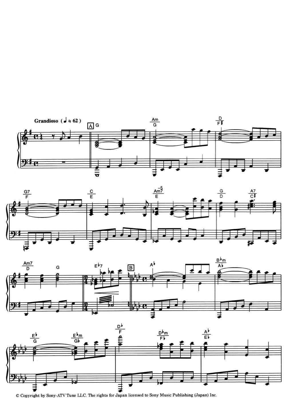 1900 s theme钢琴谱