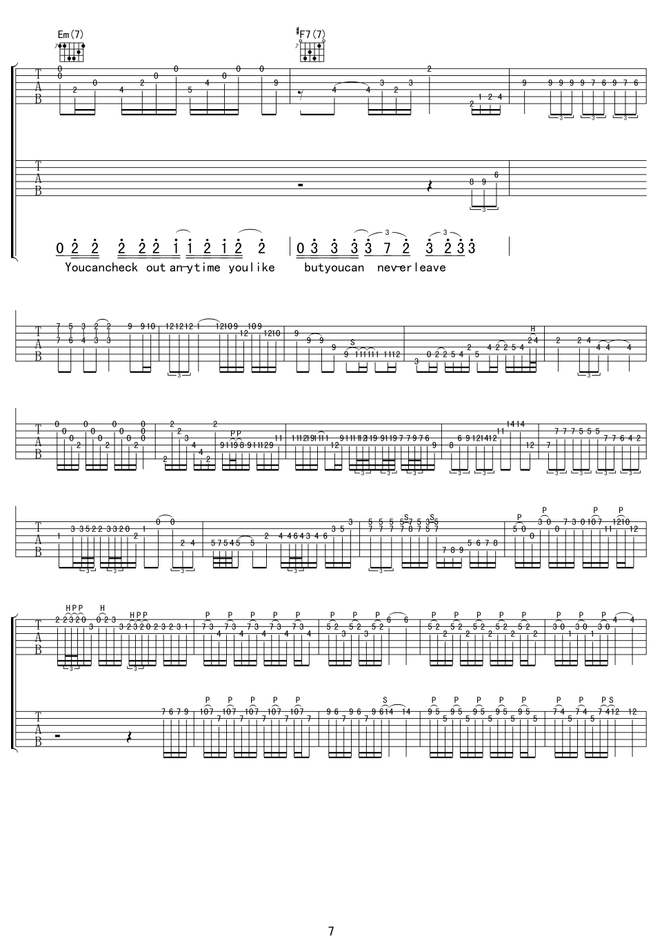 Hotel California Eagles